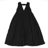 ADORE JAPAN. Black Pleats Sleeveless Maxi Dress