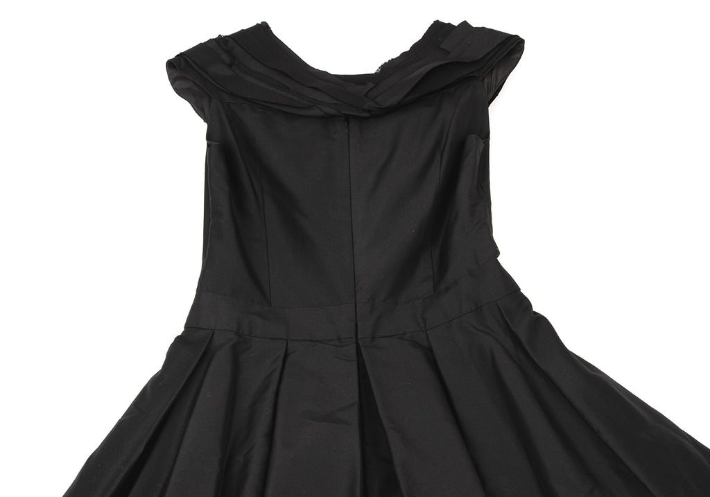 KEITA MARUYAMA Japan. Black Cutting Decoration Sleeveless Dress