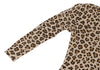 YOSHIE INABA  JAPAN. Mocha Wool Cashmere Leopard Knit Dress