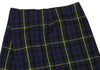 ISSEY MIYAKE JAPAN. Zucca Checker Plaid Navy Half Wrap Design Skirt