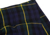 ISSEY MIYAKE JAPAN. Zucca Checker Plaid Navy Half Wrap Design Skirt