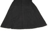 COMME des GARCONS JAPAN. TRICOT. Black Dyed Ruffle Coat