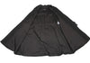 COMME des GARCONS JAPAN. TRICOT. Black Dyed Ruffle Coat