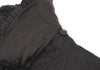 COMME des GARCONS JAPAN. TRICOT. Black Dyed Ruffle Coat
