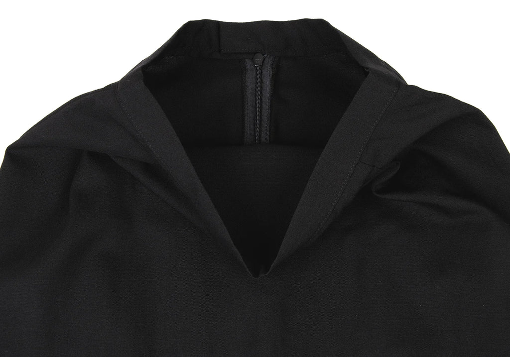 Jean Paul GAULTIER PARIS. FEMME Black Wool Nylon Stretch Skirt