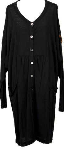 GUCCI Italy. Black Nylon Stretch Logo G Half Zip Shirt / Top