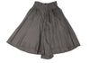 YOHJI YAMAMOTO JAPAN. Y's  100% CUPRA Grey Check Tuck Gather Skirt