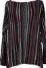 JURGEN LEHL Multi-Color Wool/Silk Multi Stripe Shirt/Sweater