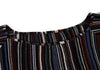 JURGEN LEHL Multi-Color Wool/Silk Multi Stripe Shirt/Sweater