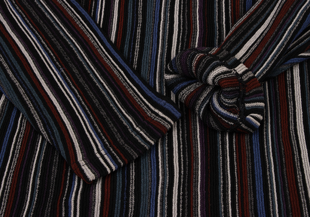 JURGEN LEHL Multi-Color Wool/Silk Multi Stripe Shirt/Sweater