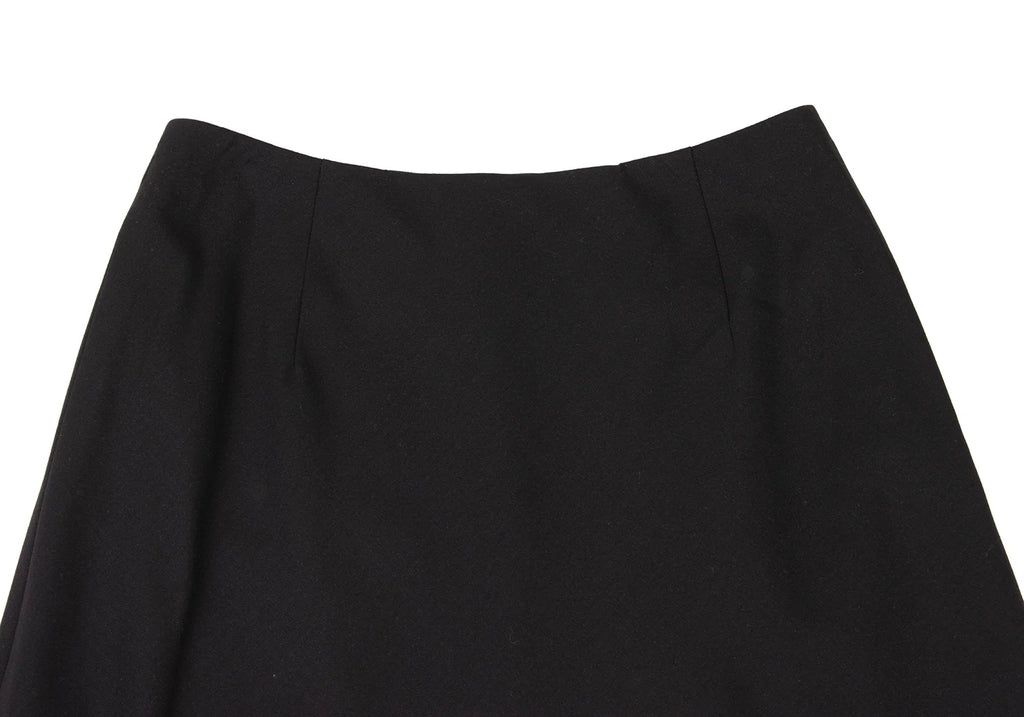 MARGARET HOWELL LONDON/TOKYO. Black Wool Skirt