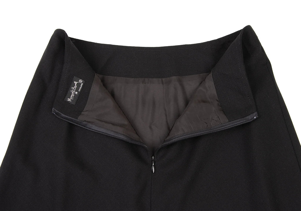 MARGARET HOWELL LONDON/TOKYO. Black Wool Skirt