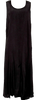 YOHJI YAMAMOTO JAPAN. Y's for living Dyed Black Rayon Sleeveless Dress