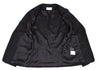 ANN DEMEULEMEESTER BELGIUM. Black Rayon Wool Switching Jacket