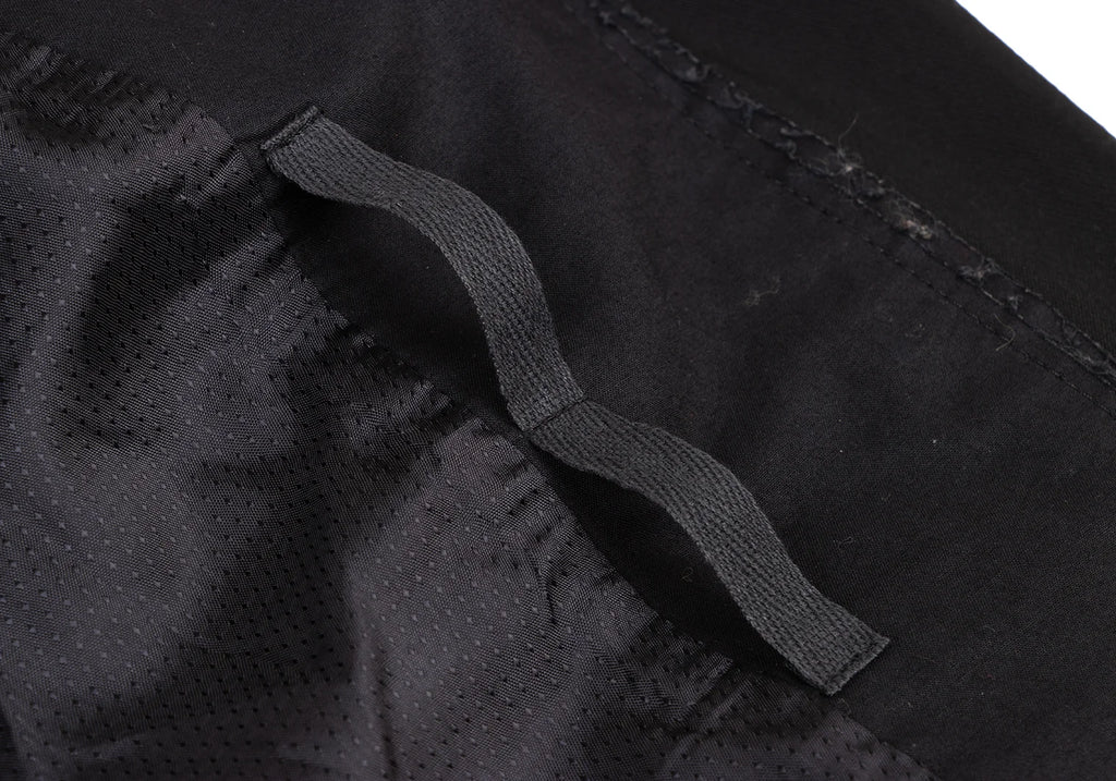 ANN DEMEULEMEESTER BELGIUM. Black Rayon Wool Switching Jacket