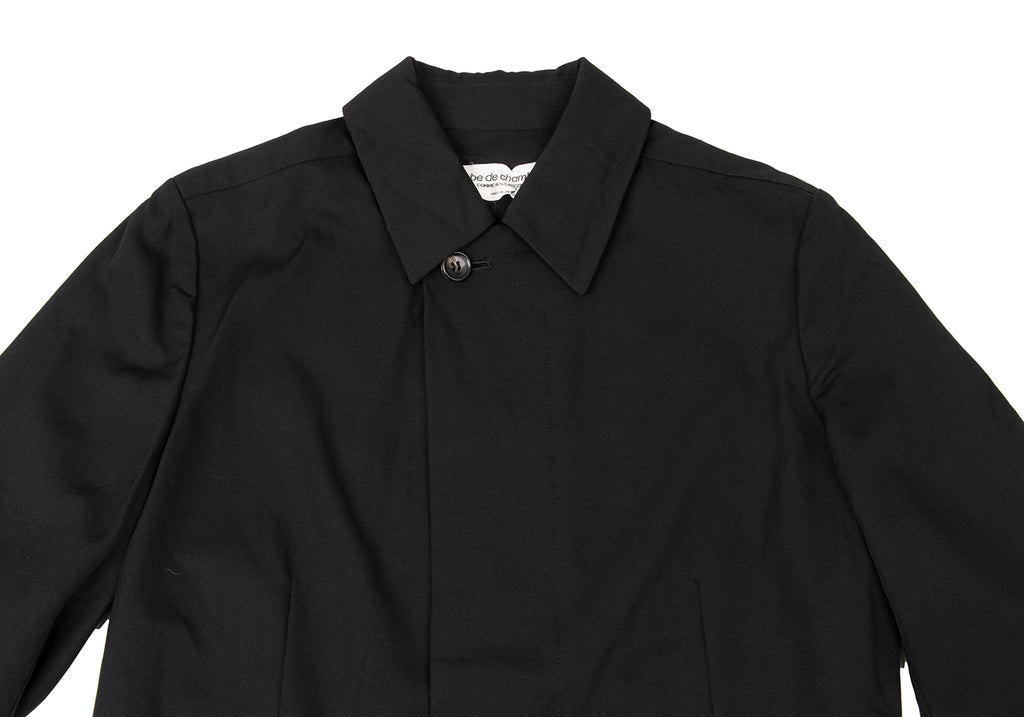 COMME des GARCONS JAPAN. robe de chambre Black Wool Gaba Jacket