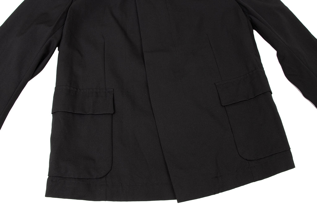 COMME des GARCONS JAPAN. robe de chambre Black Wool Gaba Jacket