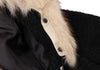 PINK HOUSE  INGEBORG JAPAN. Black Wool Fox Fur Tweed Jacket