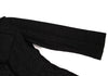 PINK HOUSE INGEBORG JAPAN. Black Rayon Lame Tweed Long Jacket