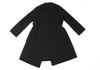 MaxMara BASILE 28 ITALY. Black Cashmere Blended Belt Design Coat