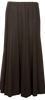 Max Mara BASILE 28 ITALY. Brown Angora Blend Outseam Pleated Skirt