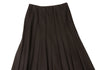 Max Mara BASILE 28 ITALY. Brown Angora Blend Outseam Pleated Skirt