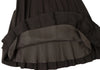 Max Mara BASILE 28 ITALY. Brown Angora Blend Outseam Pleated Skirt