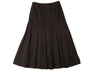 Max Mara BASILE 28 ITALY. Brown Angora Blend Outseam Pleated Skirt