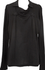 Yohji Yamamoto Japan. FEMME Decorative Design Black Blouse