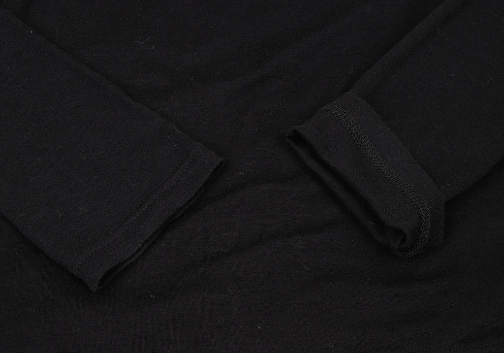 Yohji Yamamoto Japan. FEMME Decorative Design Black Blouse