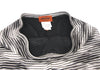 MISSONI Italy. ORANGE LABEL. Black Striped Rayon Graphic Abstract Knit Flare Pants