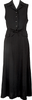 A/T (ATSURO TAYAMA)  JAPAN. Black Waist String Sleeveless Dress