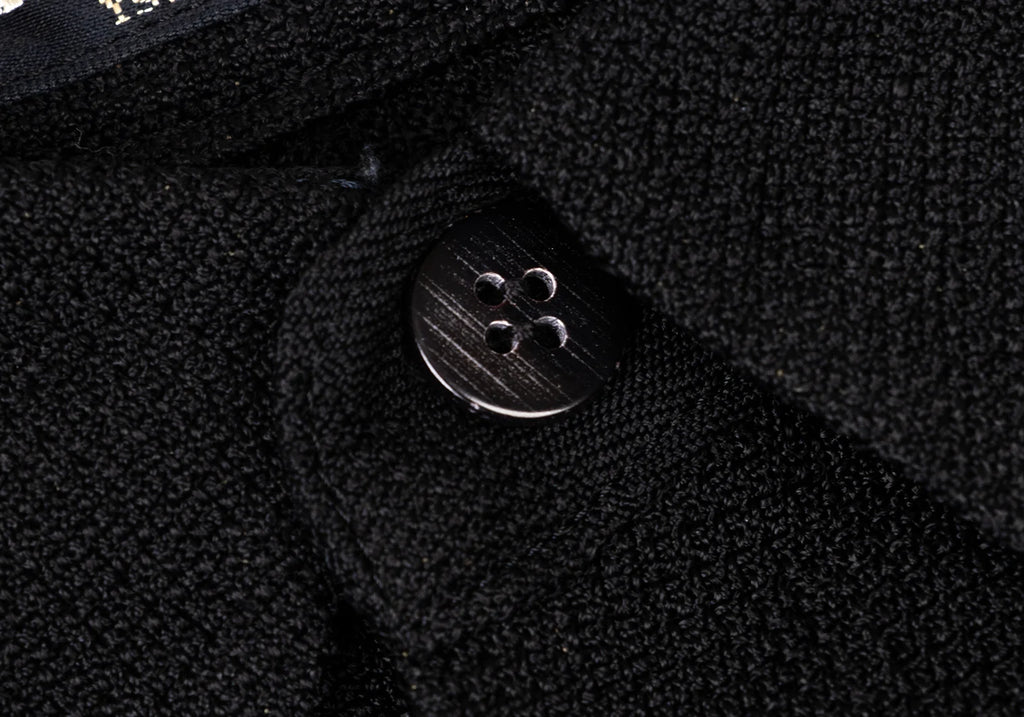 YOHJI YAMAMOTO JAPAN.  Y's  iwish bis Stripe Mesh Black Pullover Dress
