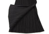 ISSEY MIYAKE JAPAN. PLEATS PLEASE Black Pleated Side Slit Skirt