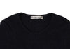 TSUMORI CHISATO JAPAN. Wool Navy, White Color Scheme Switching Rib Knit