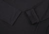 GUCCI Italy. Black Nylon Stretch Logo G Half Zip Shirt / Top