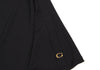 GUCCI Italy. Black Nylon Stretch Logo G Half Zip Shirt / Top