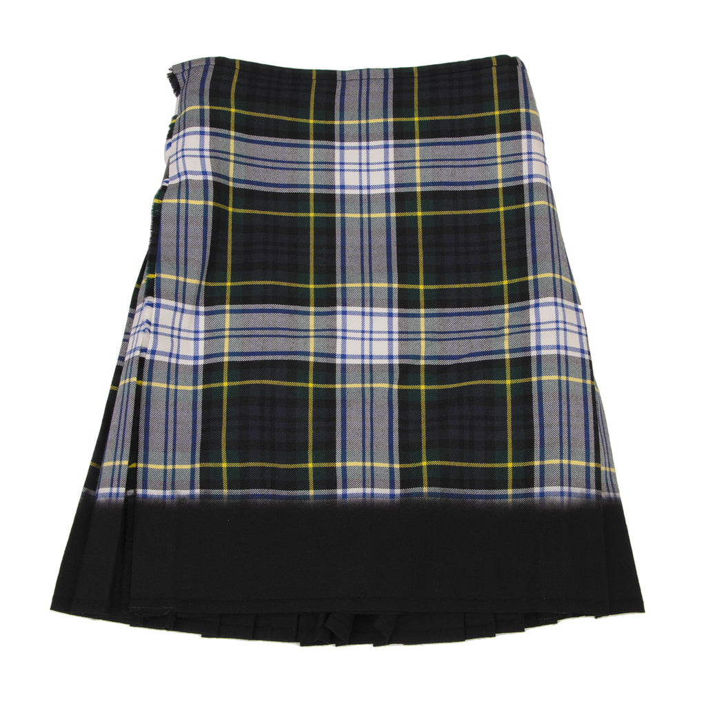 COMME des GARCONS Japan Locaron Green, Black Tartan Check Dyed Kilt Skirt