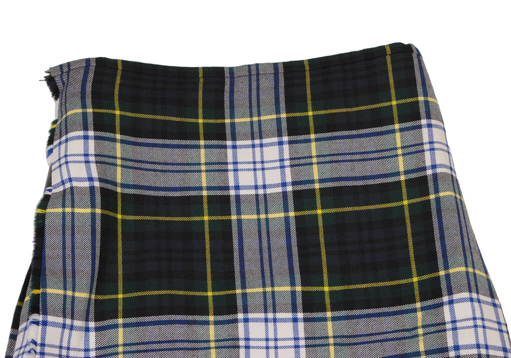 COMME des GARCONS Japan Locaron Green, Black Tartan Check Dyed Kilt Skirt