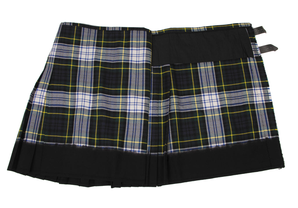 COMME des GARCONS Japan Locaron Green, Black Tartan Check Dyed Kilt Skirt