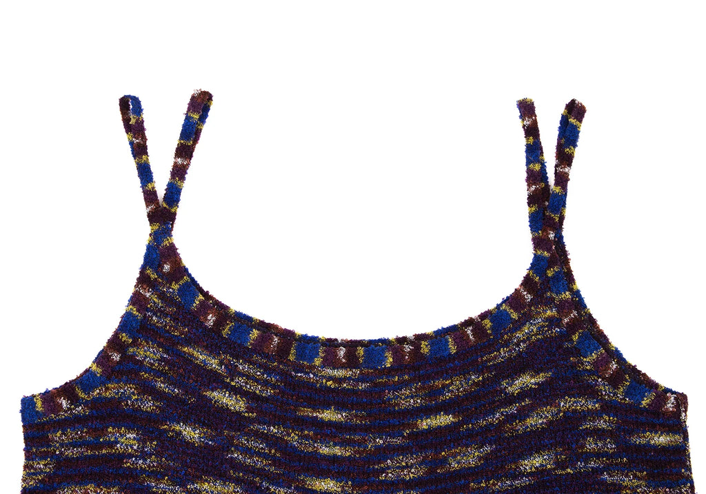 TABASA PARIS. Multi-Color Knit Cami Dress