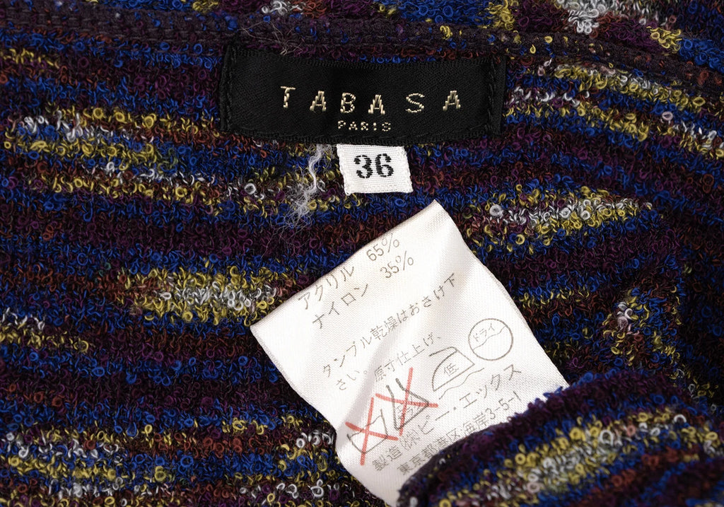 TABASA PARIS. Multi-Color Knit Cami Dress