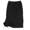 Anne Valerie Hash Japan. Black Shirring Wool Skirt