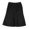 Alexander McQUEEN UK. Black Wool Flare Skirt