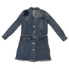 Alexander McQUEEN McQ Docking Design Blue Denim Jacket Blue Docking Design Denim Jacket