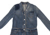 Alexander McQUEEN McQ Docking Design Blue Denim Jacket Blue Docking Design Denim Jacket