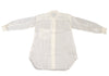 ISSEY MIYAKE JAPAN. White Wrinkled Satin Fly Front Shirt