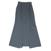 ROMEO GIGLI Italy. Vintage Blue Striped Weave Slit Skirt