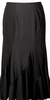 COMME des GARCONS JUNYA WATANABE JAPAN. Black Nylon Stretch Ruffle Skirt