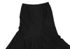 COMME des GARCONS JUNYA WATANABE JAPAN. Black Nylon Stretch Ruffle Skirt
